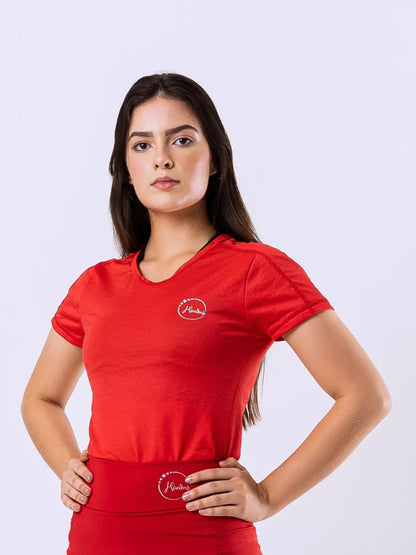 Camiseta Poliéster Furadinha Basic